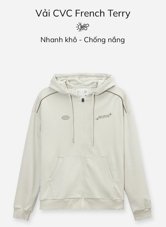 Áo Khoác Thun Chống Nắng Dây Kéo No Style M51