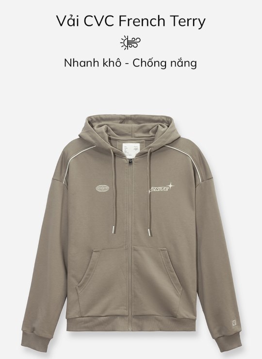 Áo Khoác Có Nón Vải Thun Mặc Ấm Biểu Tượng Dáng Rộng Giá Tốt No Style M51 Vol 24