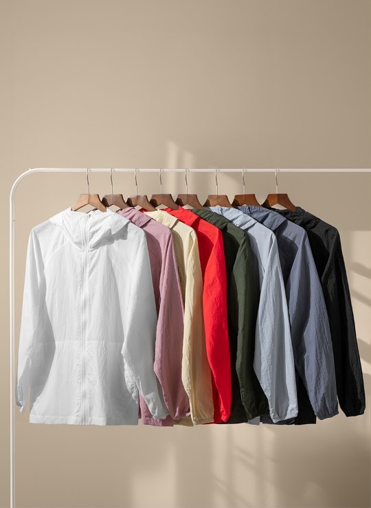 Áo Khoác Gió Trượt Nước Mỏng Nhẹ Nhiều Màu Non Branded 04