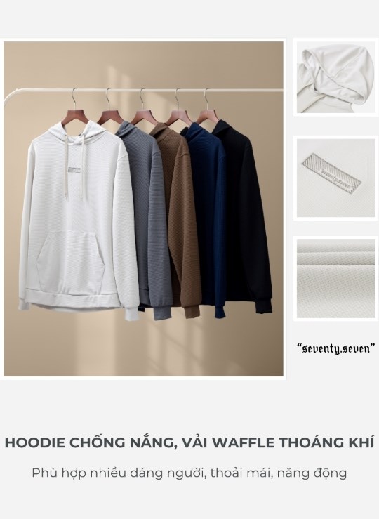 Áo Khoác Hoodie Dáng Vừa Seventy Seven 39 Vol 24