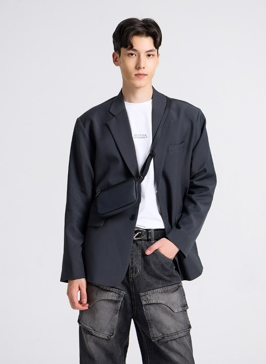 Áo Khoác Blazer Dáng Rộng No Style M67