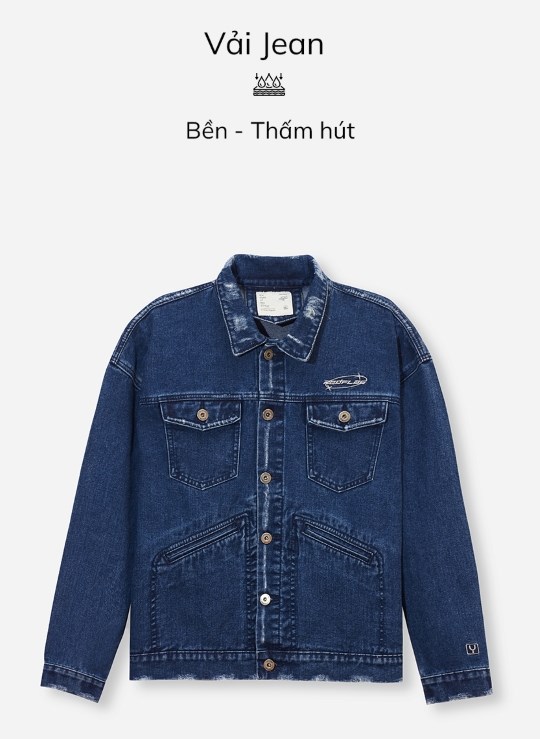 Áo Khoác Không Nón Vải Jean Chống Nắng Wash Nhẹ Dáng Rộng Giá Tốt No Style M69 Vol 24