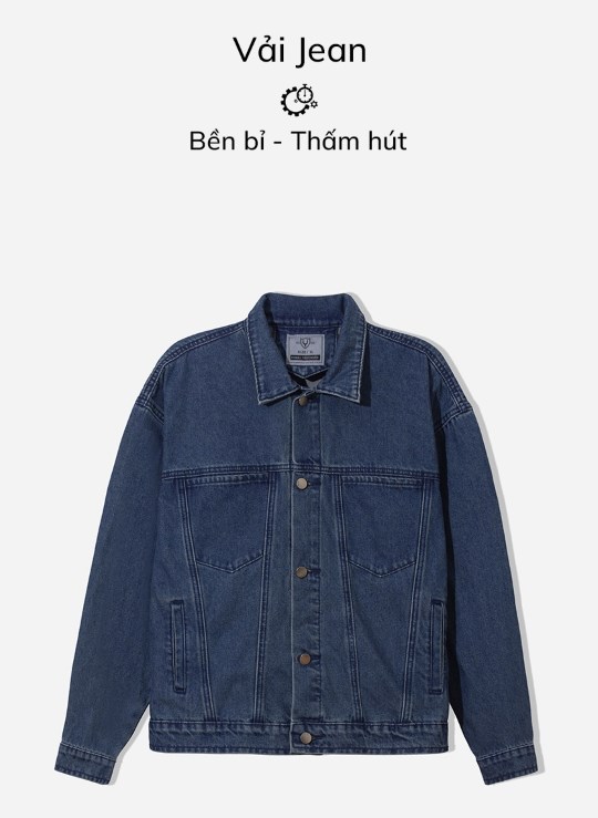 Áo Khoác Denim Dáng Vừa Seventy Seven 36 Vol 24
