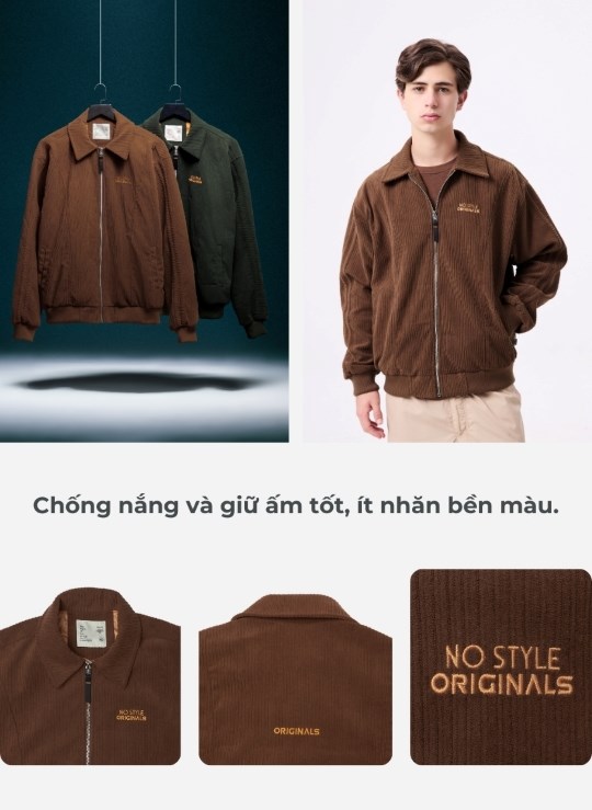 Áo Khoác Harrington Dáng Rộng No Style M66 Vol 24
