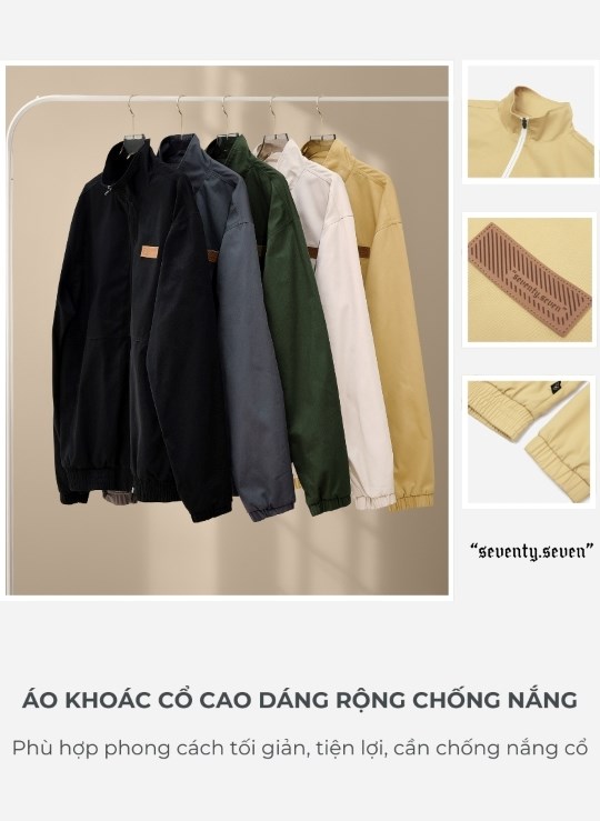 Áo Khoác Chống Nắng Dáng Rộng Seventy Seven 08 Vol 24