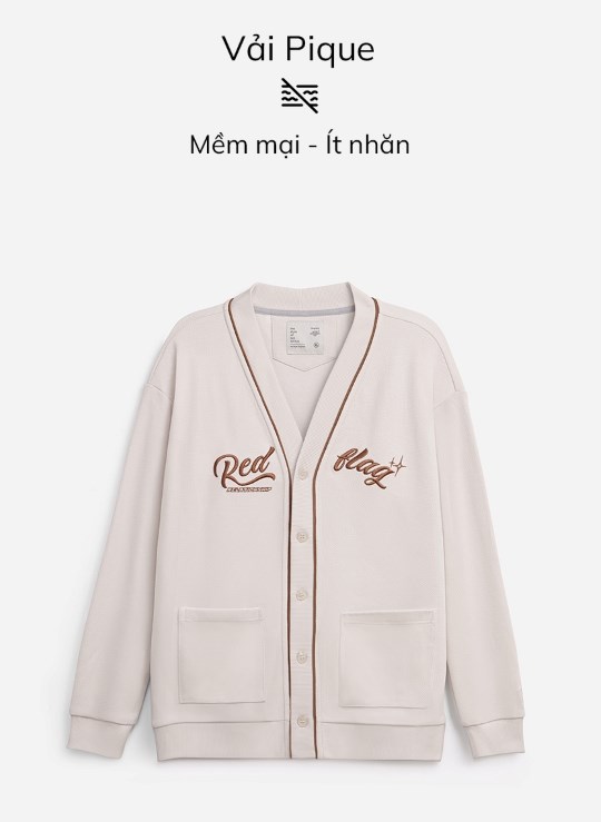 Áo Khoác Không Nón Vải Thun Mặc Ấm Biểu Tượng Dáng Rộng Giá Tốt No Style M56 Vol 24