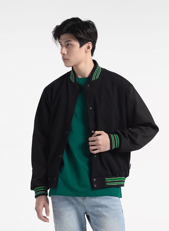 Áo Khoác Không Nón Vải Thun Giữ Ấm Trơn Dáng Rộng Đơn Giản No Style 20 Vol 23
