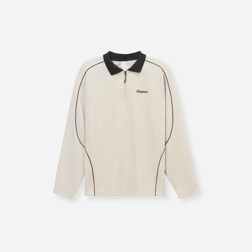 Áo Polo Tay Dài Vải Cotna Thoáng Khí No Style M39