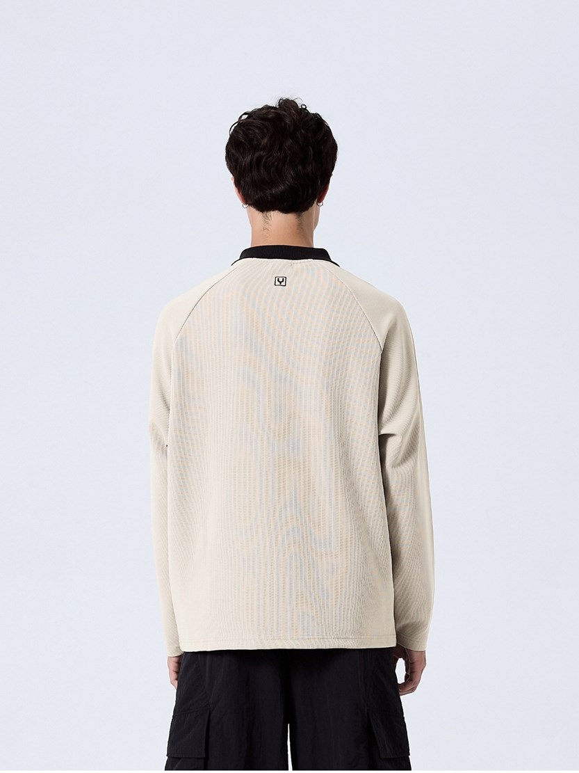Áo Polo Tay Dài Vải Cotna Thoáng Khí No Style M39
