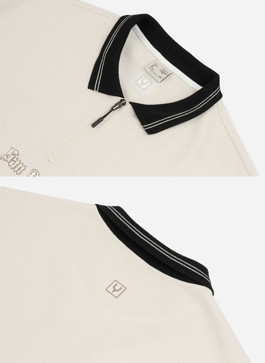 Áo Polo Sweater Cổ Khóa Kéo No Style M41