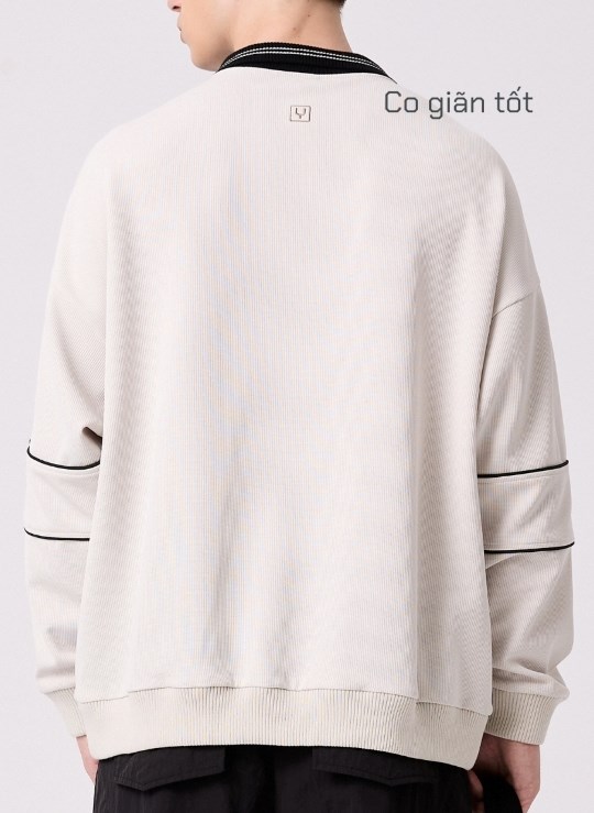 Áo Polo Sweater Cổ Khóa Kéo No Style M41