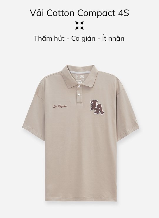 Áo Polo Cổ Bẻ Tay Ngắn Vải Cotton 4 Chiều Thấm Hút Biểu Tượng Dáng Rộng Giá Tốt No Style M26 Vol 24