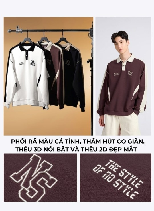 Áo Polo Sweater No Style M37 Vol 24
