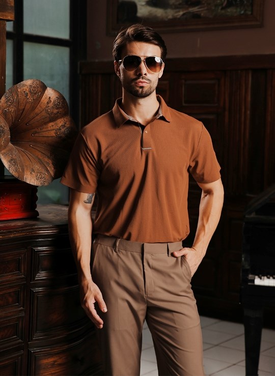 Áo Polo Dáng Vừa Tay Ngắn Non-Iron 06 Vol 24