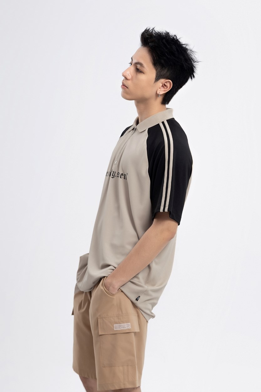 Áo Polo Cổ Khóa Kéo Vải Pique Thoáng Khí Seventy Seven 18