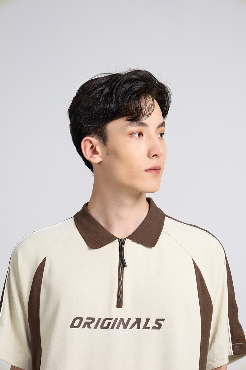 Áo Polo Cotton Thoáng Mát Streetwear No Style M30