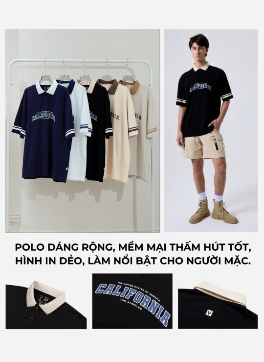 Áo Polo Dáng Rộng Tay Ngắn No Style M28 Vol 24