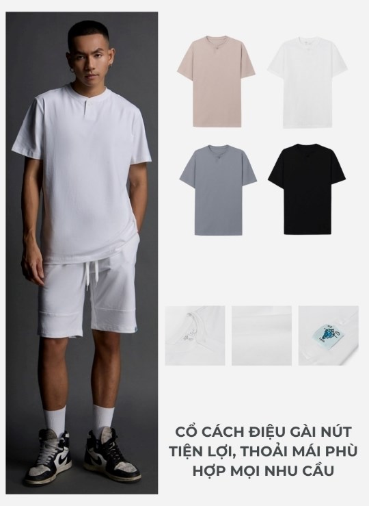 Áo Thun Tay Ngắn Mát Mịn Cool Touch 07