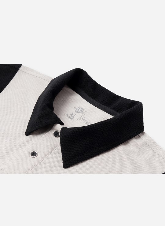 Áo Polo Cổ Bẻ Tay Ngắn Vải Cotton 2 Chiều Thấm Hút Phối Màu Dáng Vừa Đơn Giản PREMIUM 55