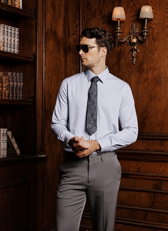 Áo Sơ Mi Cổ Bẻ Tay Dài Non-Iron 01 Vol 24