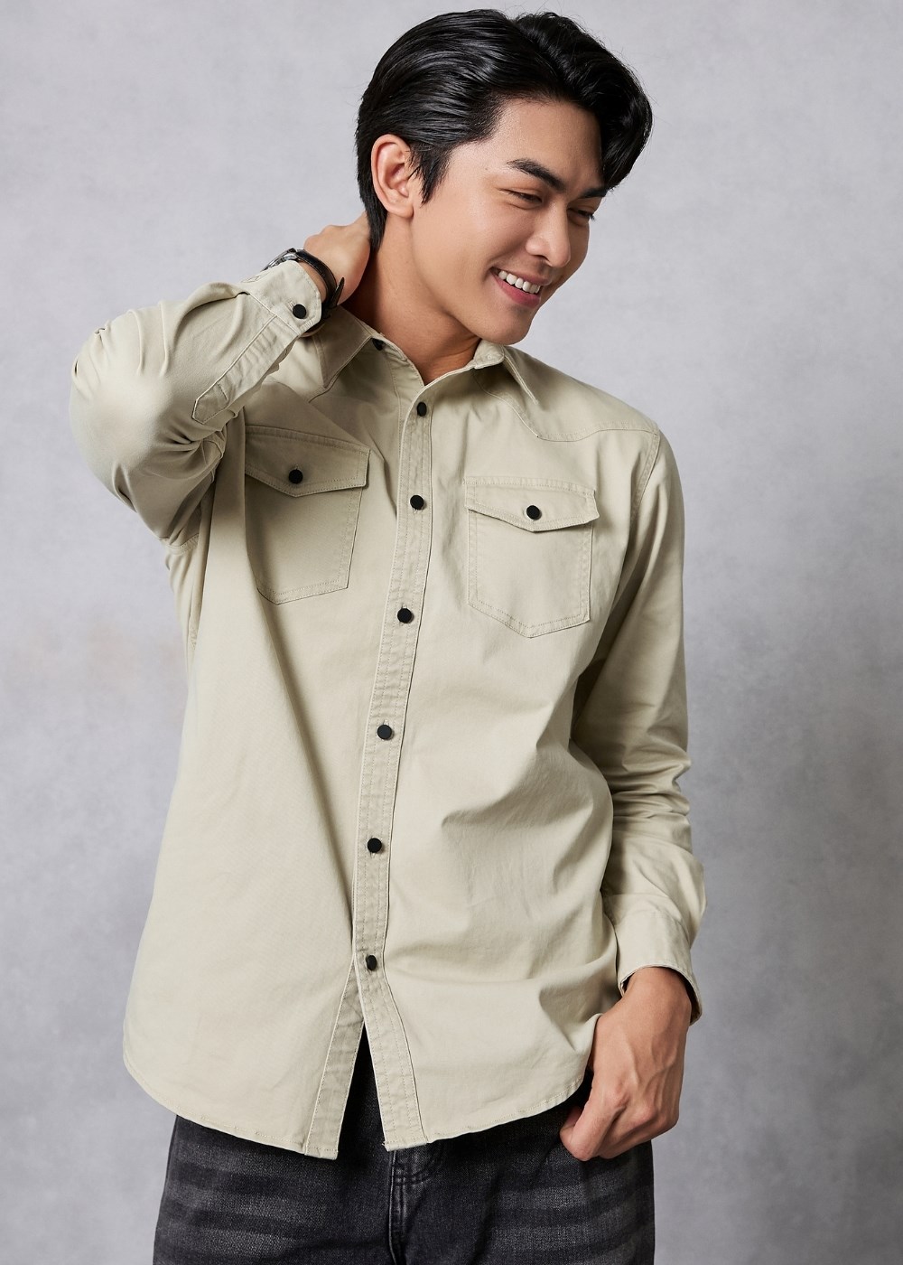 Áo Sơ Mi Tay Dài No Style M64