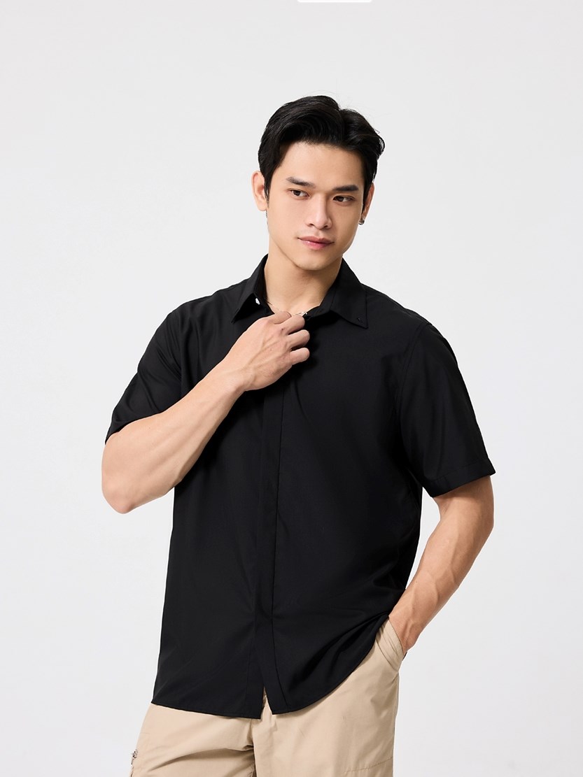 Áo Sơ Mi Vải Modal Mềm Mịn Ít Nhăn Non Branded 33