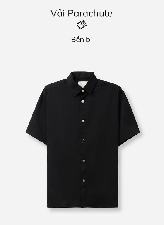 Áo Sơ Mi Cổ Bẻ Tay Ngắn Sợi Nhân Tạo Nhanh Khô Biểu Tượng Dáng Rộng Giá Tốt No Style M70 Vol 24