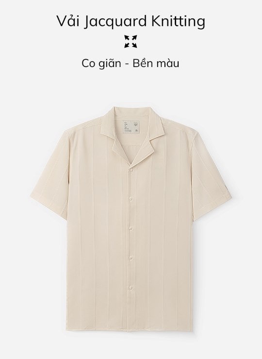 Áo Sơ Mi Cổ Mở Tay Ngắn Sợi Nhân Tạo Nhanh Khô Biểu Tượng Dáng Rộng Giá Tốt No Style M81 Vol 24