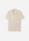 Áo Sơ Mi Cuban Tay Ngắn Vải Jacquard Co Giãn No Style M81