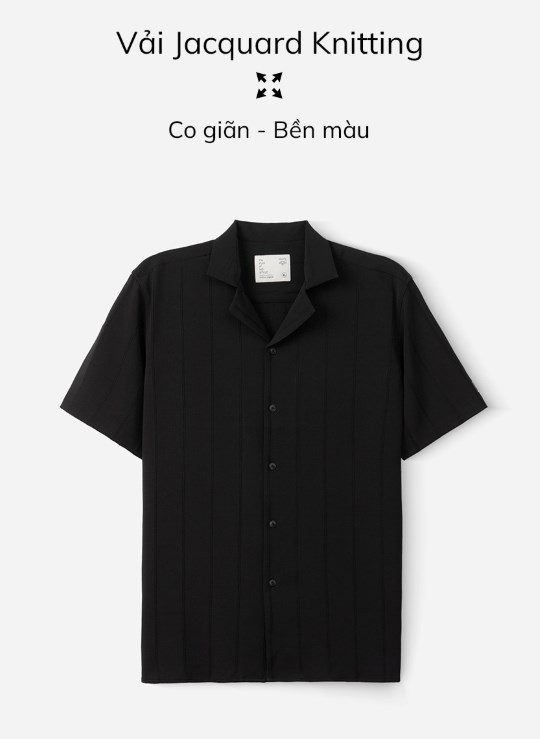 Áo Sơ Mi Cổ Mở Tay Ngắn Sợi Nhân Tạo Nhanh Khô Biểu Tượng Dáng Rộng Giá Tốt No Style M81 Vol 24