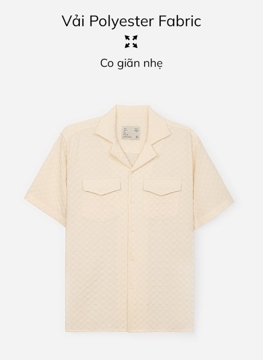 Áo Sơ Mi Cổ Mở Tay Ngắn Sợi Nhân Tạo Nhanh Khô Biểu Tượng Dáng Rộng Giá Tốt No Style M82 Vol 24