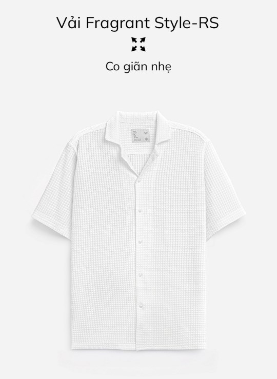 Áo Sơ Mi Cổ Mở Tay Ngắn Sợi Nhân Tạo Nhanh Khô Trơn Dáng Rộng Giá Tốt No Style M145 Vol 24