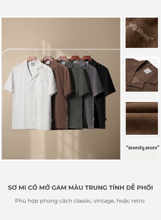 Áo Sơ Mi Cuban Seventy Seven 23 Vol 24