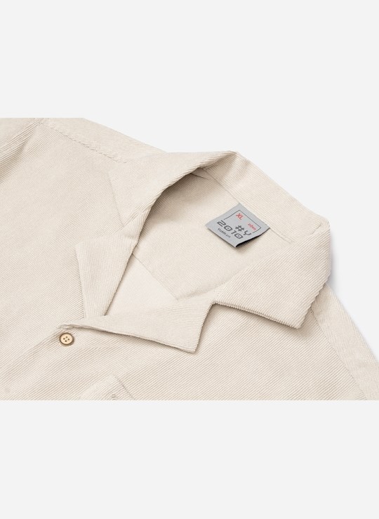 Áo Sơ Mi Cuban Vải Nhung Corduroy Seventy Seven 23