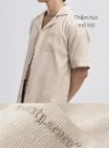 Áo Sơ Mi Cuban Vải Nhung Corduroy Seventy Seven 23