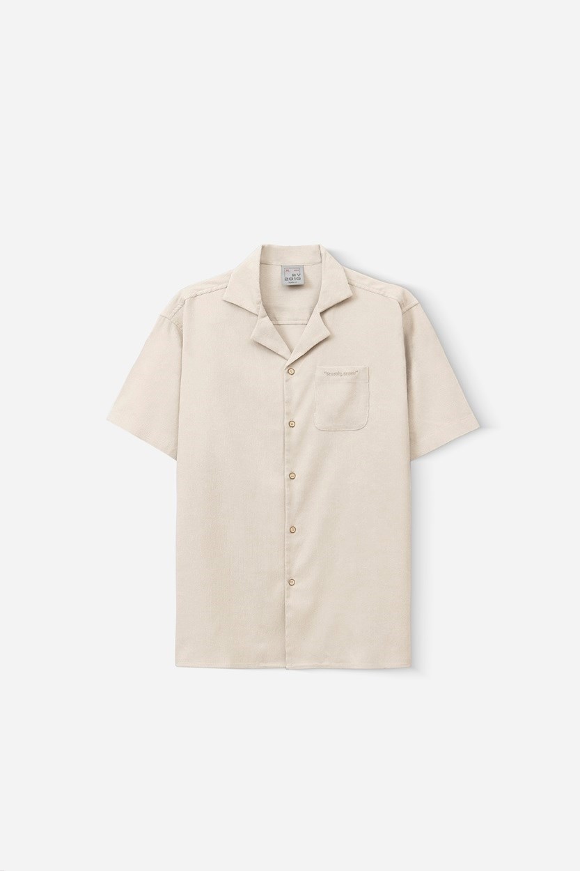 Áo Sơ Mi Cuban Vải Nhung Corduroy Seventy Seven 23