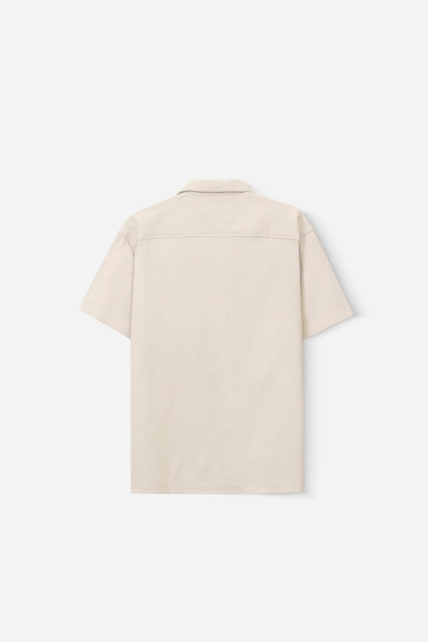 Áo Sơ Mi Cuban Vải Nhung Corduroy Seventy Seven 23