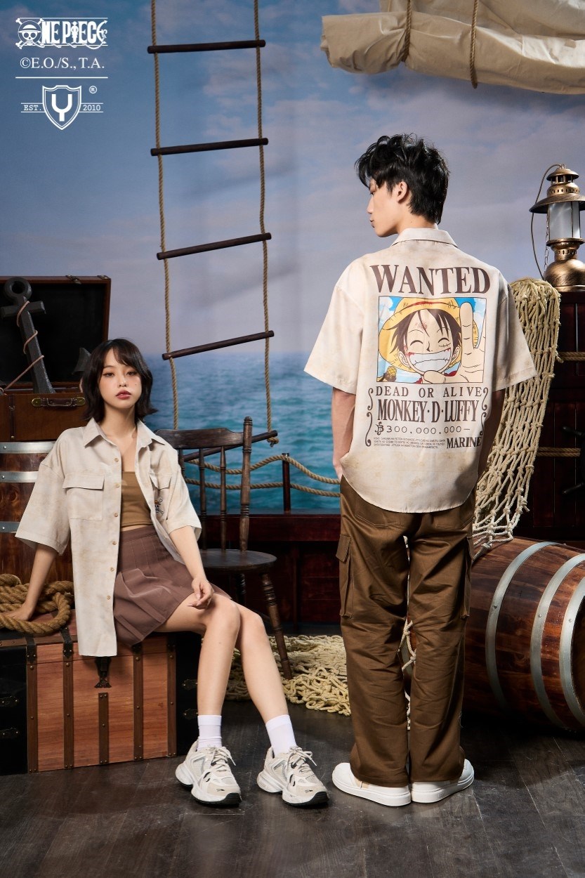 Áo Sơ Mi Họa Tiết ONE PIECE 34
