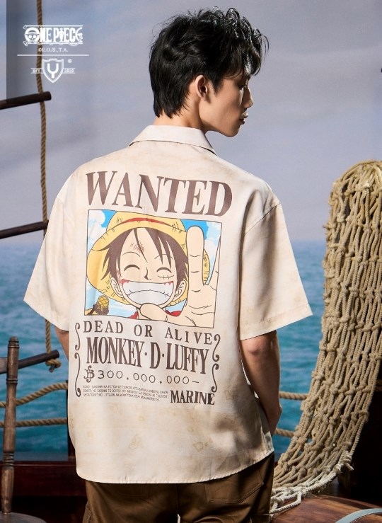 Áo Sơ Mi Họa Tiết ONE PIECE 34