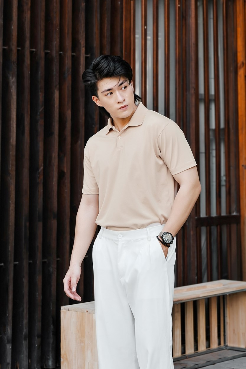 Áo Polo Nam Basic Tay Ngắn Vải Pique Thoáng Mát Non Branded 03
