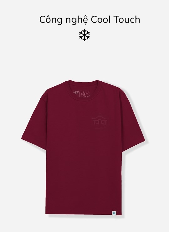 Áo Thun Cổ Tròn Tay Ngắn Vải Cotton 4 Chiều Thoáng Mát Biểu Tượng Dáng Vừa Cao Cấp Cool Touch 01 Vol 23