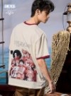 Áo Thun Phối Màu Tay Ngắn ONE PIECE 10