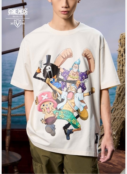 Áo Thun Dáng Rộng Tay Ngắn ONE PIECE 11