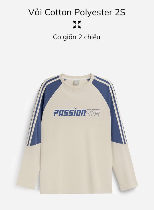 Áo Thun Tay Dài Phối Màu No Style M15