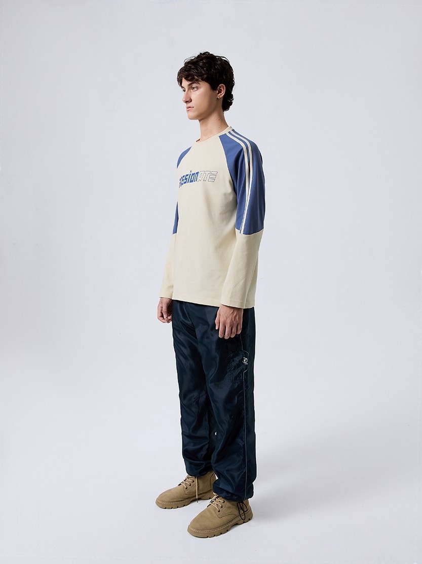 Áo Thun Tay Dài Phối Màu No Style M15