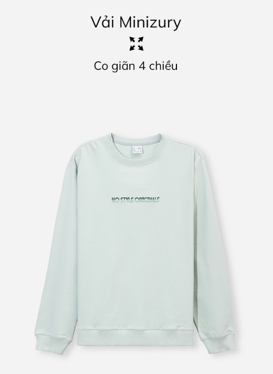 Áo Thun Cổ Tròn Tay Dài Vải Cotton 4 Chiều Thấm Hút Biểu Tượng Dáng Vừa Giá Tốt No Style M18 Vol 24