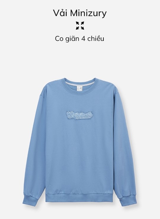Áo Thun Cổ Tròn Tay Dài Vải Cotton 4 Chiều Thấm Hút Biểu Tượng Dáng Vừa Giá Tốt No Style M19 Vol 24