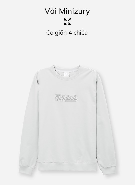 Áo Thun Cổ Tròn Tay Dài Vải Cotton 4 Chiều Thấm Hút Biểu Tượng Dáng Vừa Giá Tốt No Style M19 Vol 24