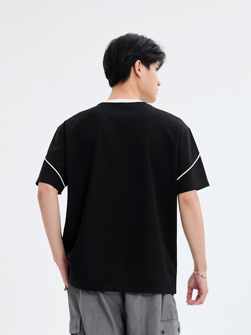 Áo Thun Tay Ngắn Vải Waffle Co Giãn Seventy Seven 41