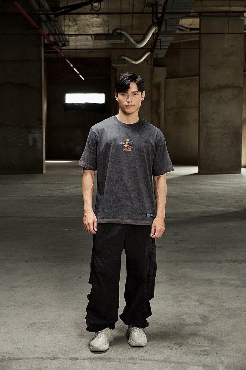 Áo Thun Tay Ngắn Vải Batik Thoáng Mát Naruto 09